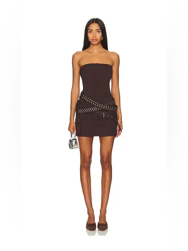 Aniye By Stud Dress In Choco